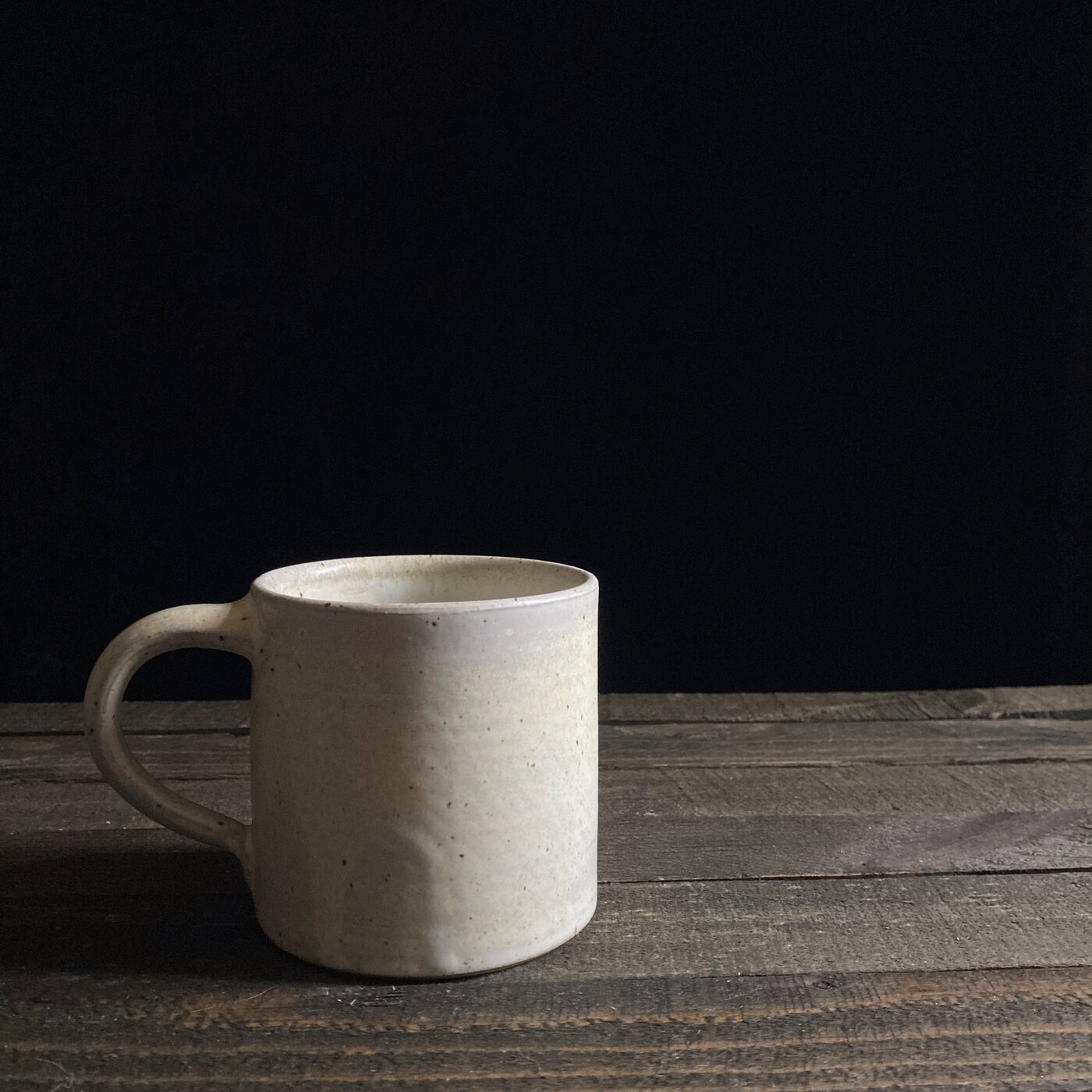 BRISEO mug in Sand glaze, handmade Philippine stoneware