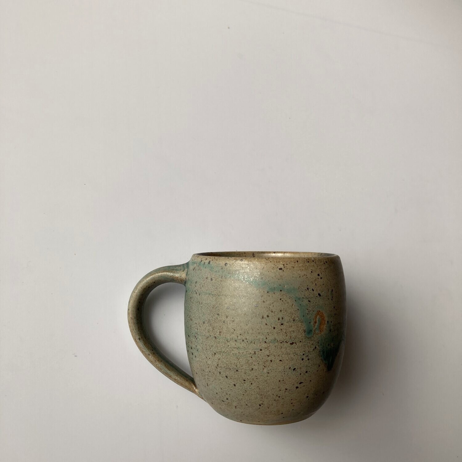 Mug, bamboo, handmade Philippine stoneware by AWIS