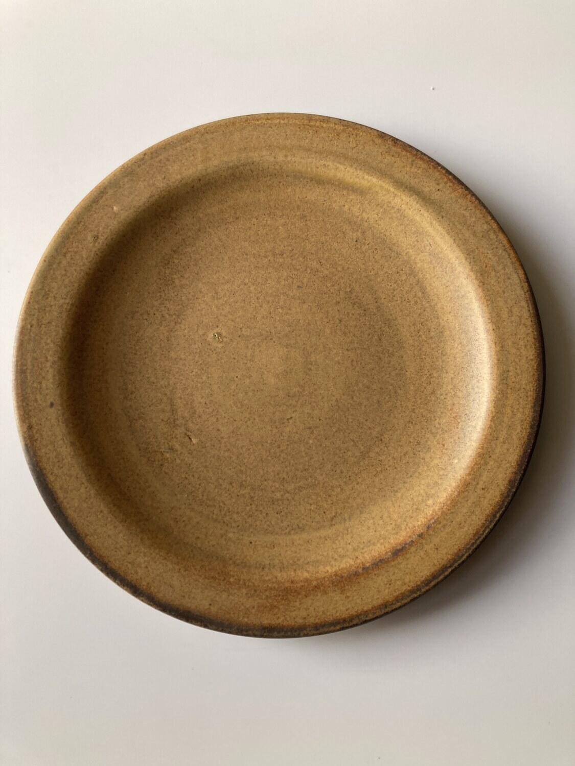 Plate, sand, handmade Philippine stoneware by AWIS