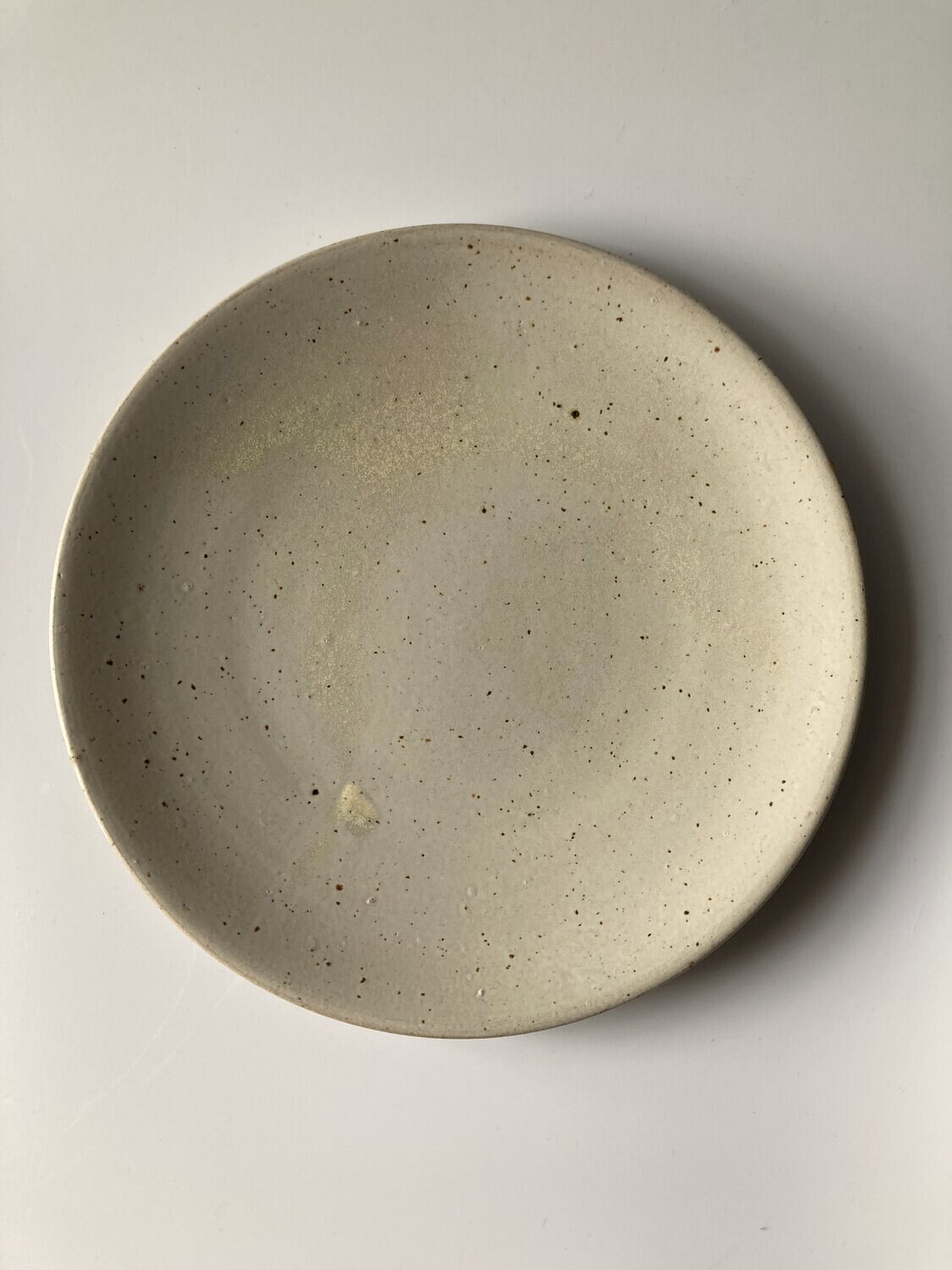 Plate, wide, handmade Philippine stoneware by AWIS